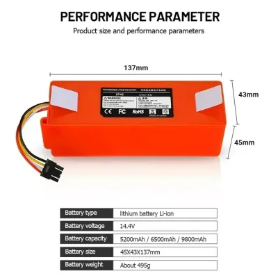 Batterie Li-ion 14,4 V aspirateur robot – image 2