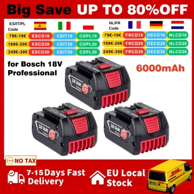 Batterie Li-ion 18 V 6000 mAh pour perceuse