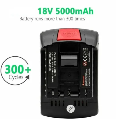Batterie Li-ion 18 V 6000 mAh pour perceuse – image 3