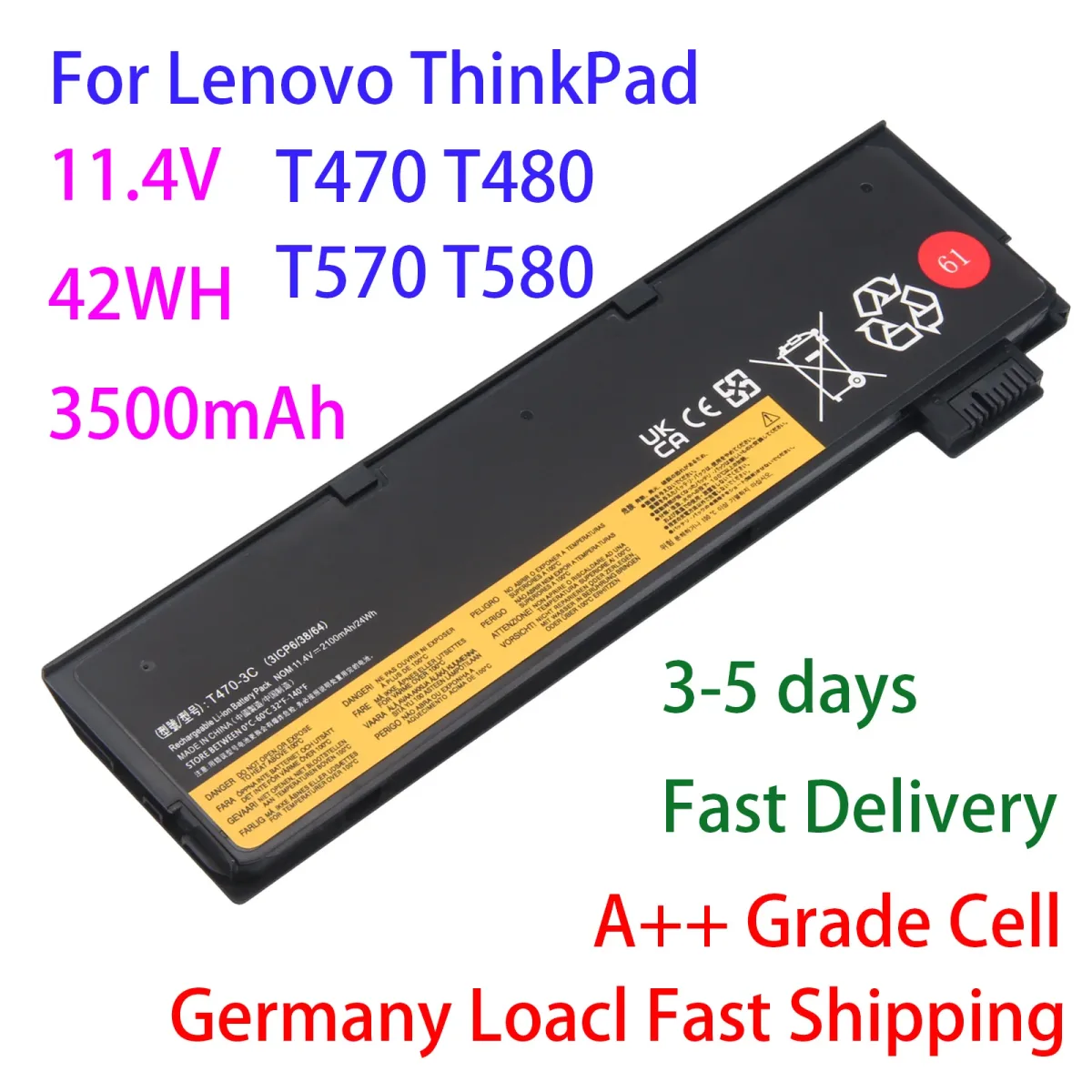 Batterie lithium 3 cellules 24 Wh