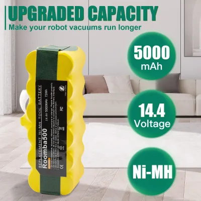Batterie rechargeable 14,4 V Ni-MH jaune – image 2