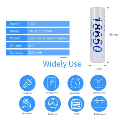 Batterie rechargeable Li-ion 18650, 3200 mAh – image 2