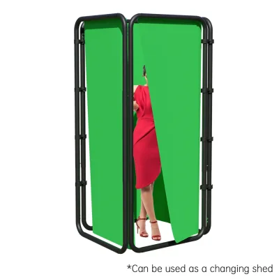 Fond vert avec support, 240 × 400 cm – image 3