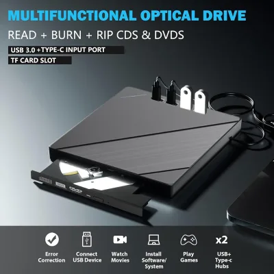 Graveur DVD externe USB 3.0 et Type-C – image 2