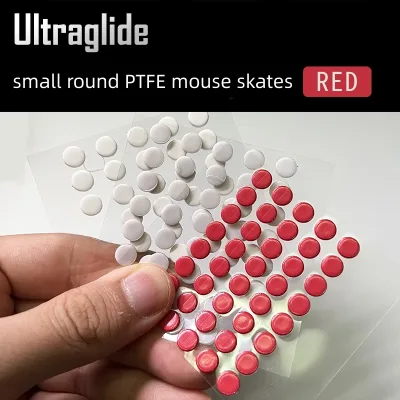 Patins de souris PTFE à points ronds