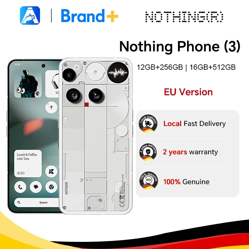 Phone 3 Android à écran AMOLED 120 Hz