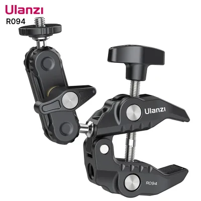 Pince articulée à rotule avec vis 1/4 et 3/8