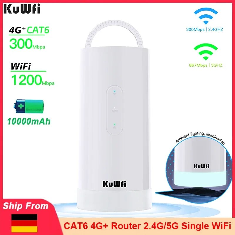 Routeur 4G portable avec lampe de camping