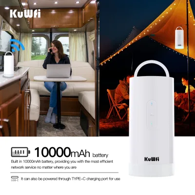 Routeur 4G portable avec lampe de camping – image 3