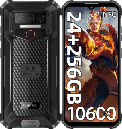 Smartphone robuste débloqué écran 16,5 cm
