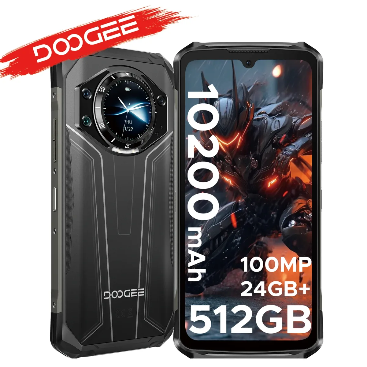 Smartphone robuste écran FHD 6,72 pouces