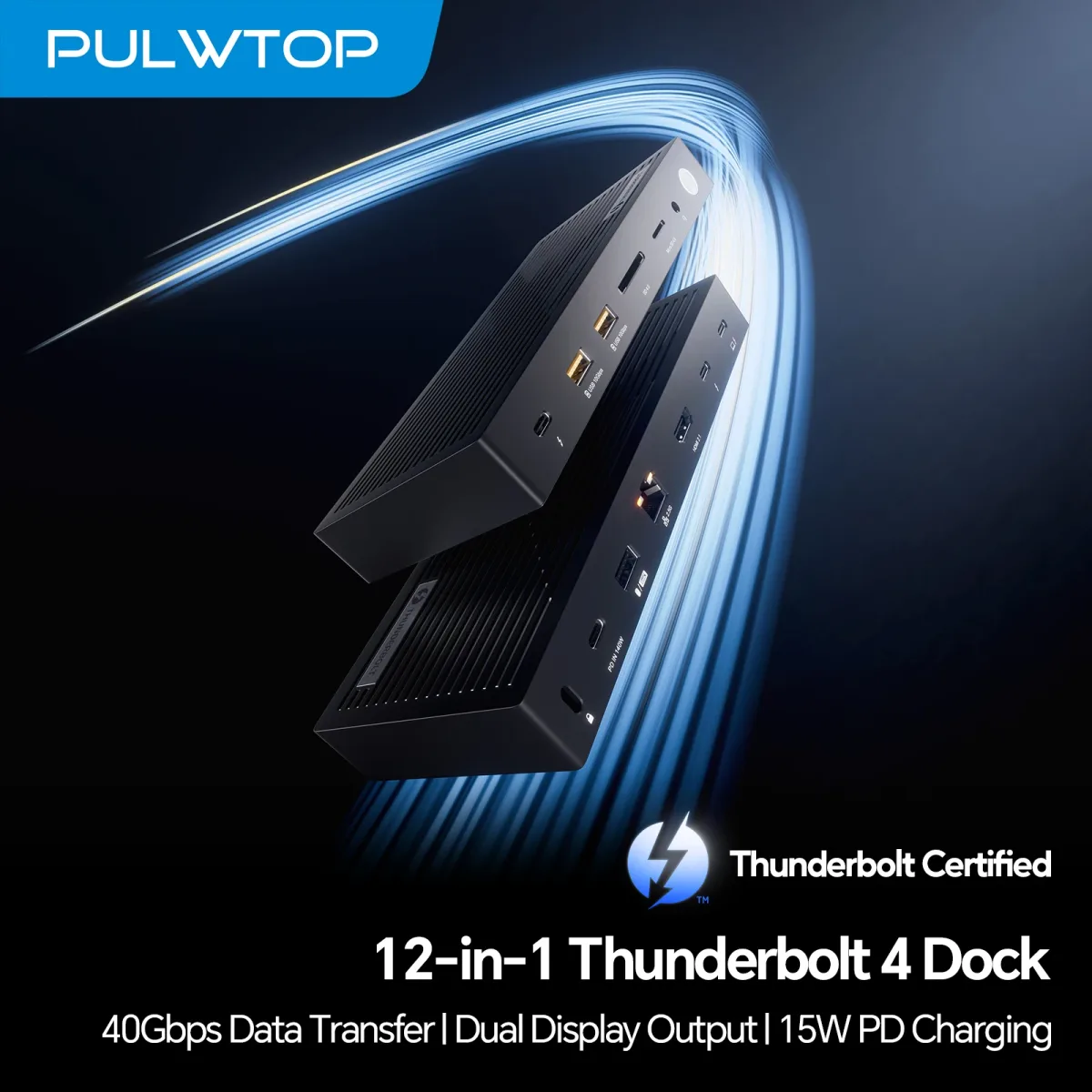 Station d'accueil Thunderbolt 4 en aluminium