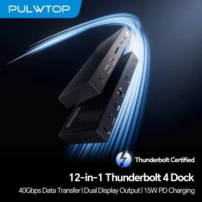 Station d'accueil Thunderbolt 4 en aluminium