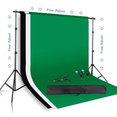 Support de fond photo réglable en aluminium
