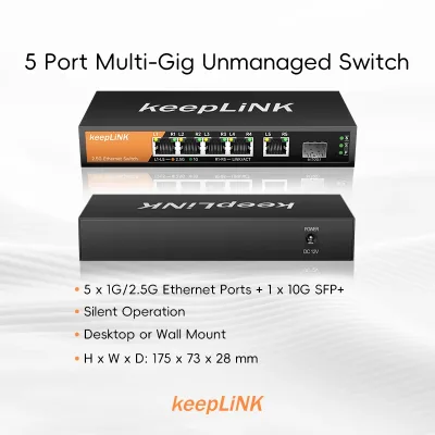 Switch multi-Gigabit 6 ports SFP+ 10G – image 2