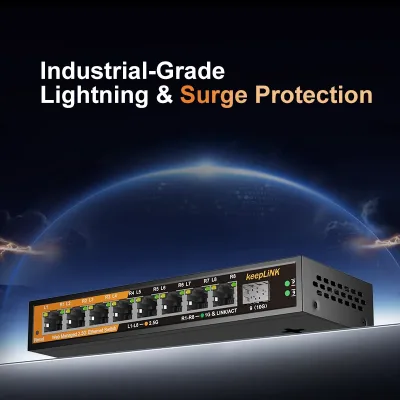 Switch réseau 9 ports 2,5 GbE et SFP+ métal – image 3