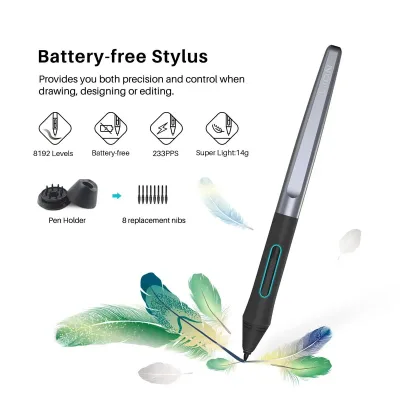 Tablette graphique 12 touches et stylet – image 2
