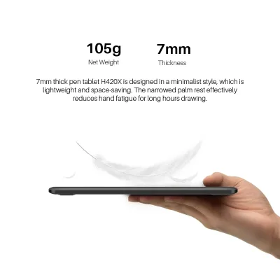 Tablette graphique USB avec stylo – image 2
