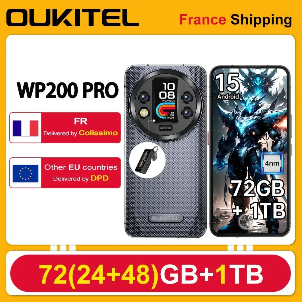 Téléphone portable robuste 5G double SIM